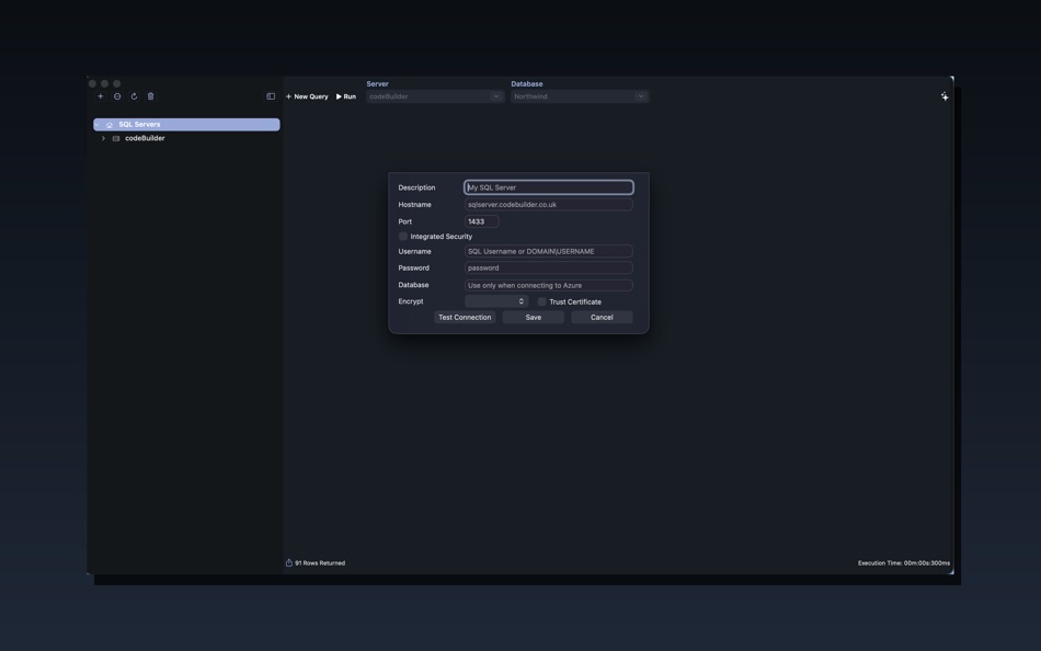 #1. SQL Studio (macOS) By: codeBuilder
