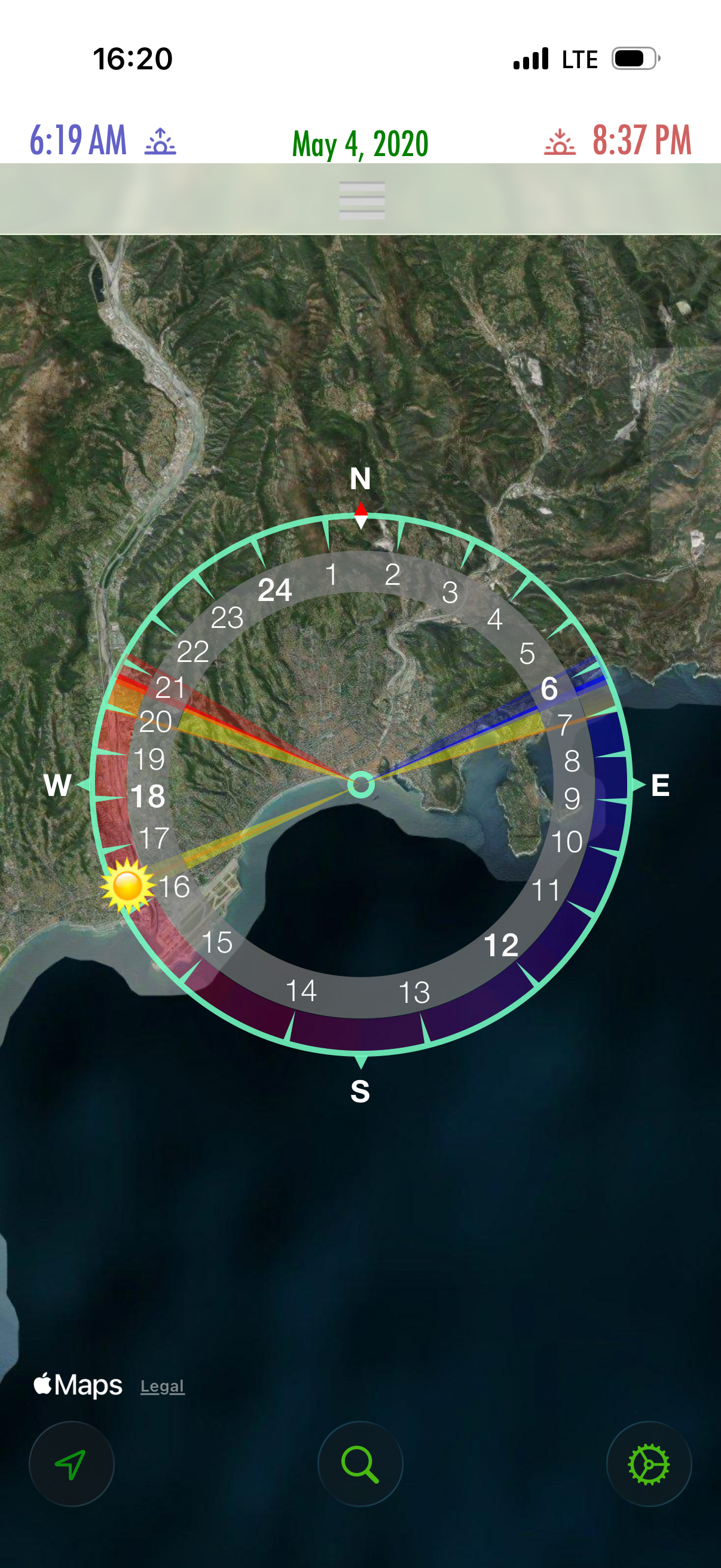 SunCalc.net screenshot 4