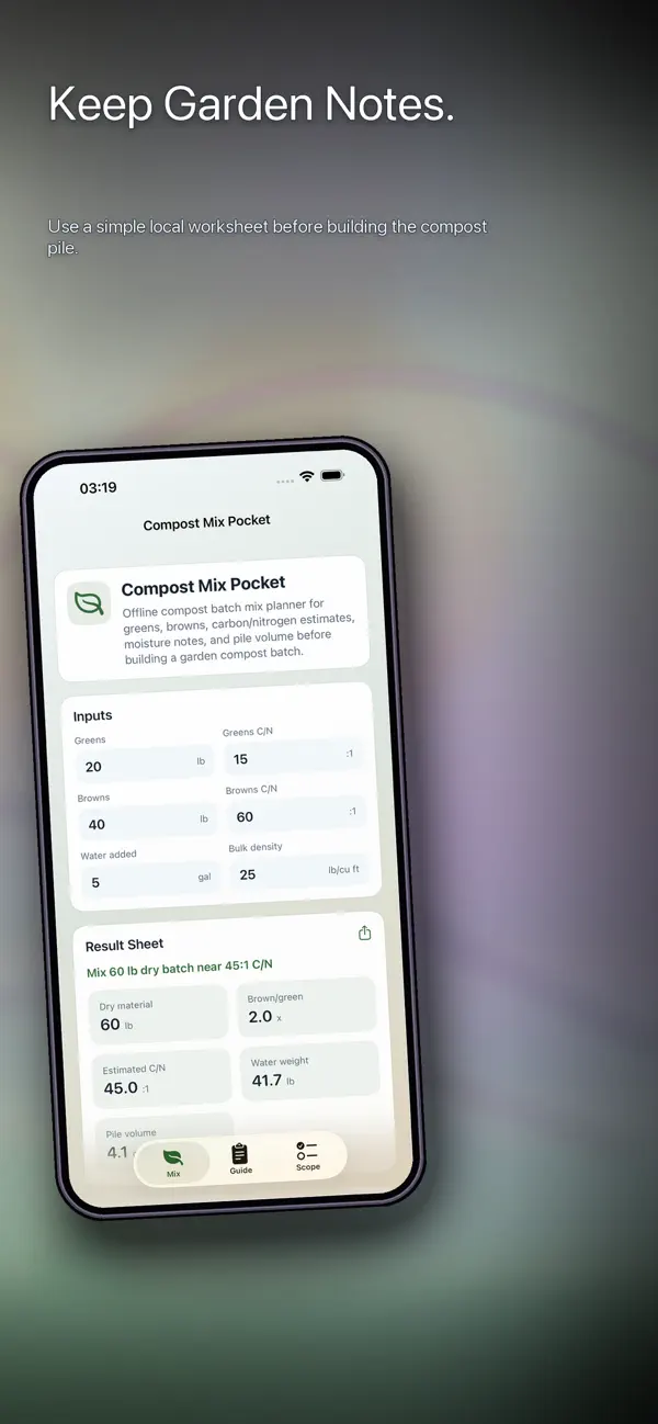Screenshot #3 pour Compost Mix Pocket