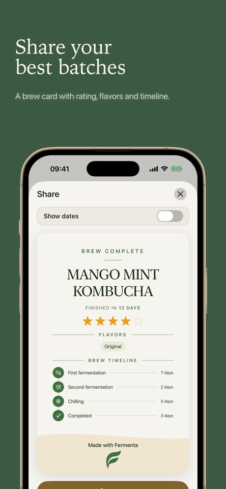 Fermenta: Kombucha Tracker screenshot 7