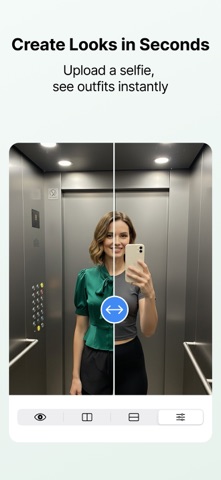 Outfit Maker: AI Try-On Closet iPhone screenshot