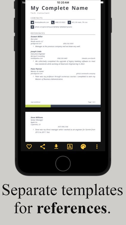 Professional Resume - Resji screenshot-8