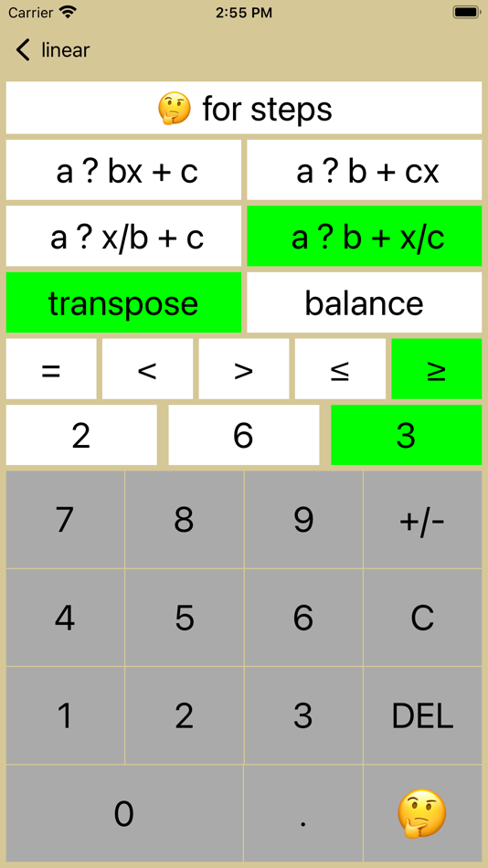 #3. 20/20 Linear Inequalities (iOS) 由: Walter Kissach