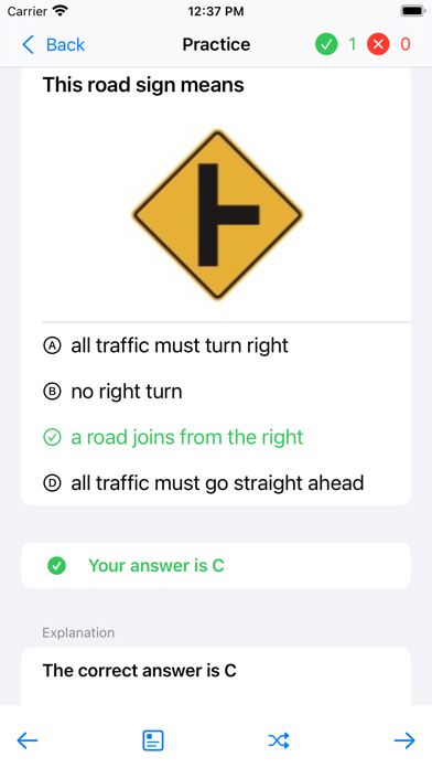 Florida Driver Test - DMVCool Screenshot