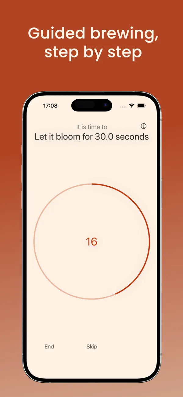 Screenshot #2 pour CoffeeTimer – Brew Timer