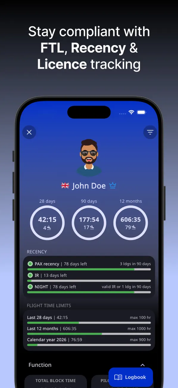 Screenshot #3 pour FLYLOG.io - For Pilots