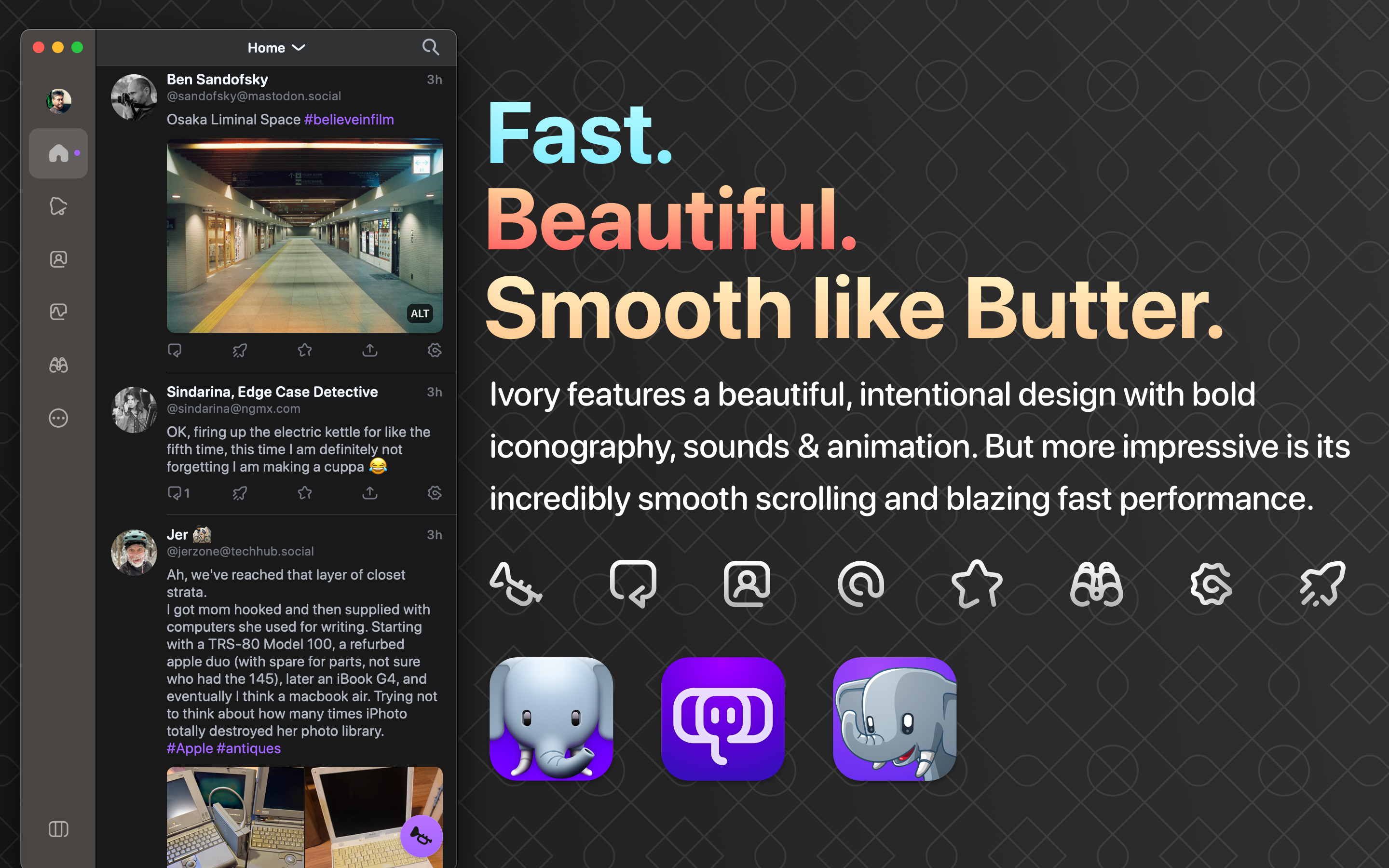 Ivory for Mastodon by Tapbots