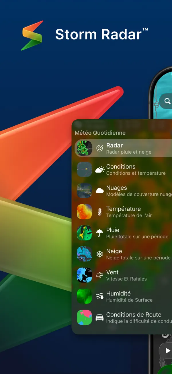 Screenshot #2 pour Storm Radar : carte météo