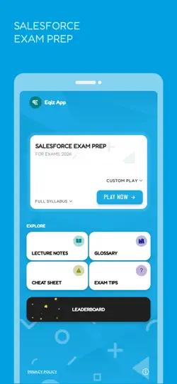 Salesforce Agentforce Prep: AI iPhone Screenshot 1