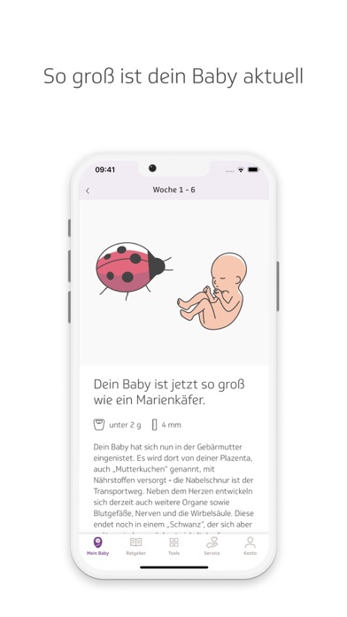 TK-BabyZeit Screenshot