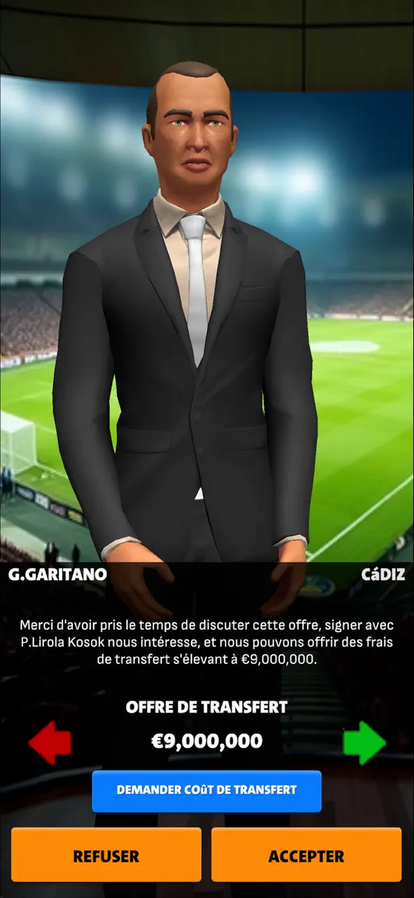 Football Club Management 2026 iOS Mod IPA screenshot 3 - iOS game interface
