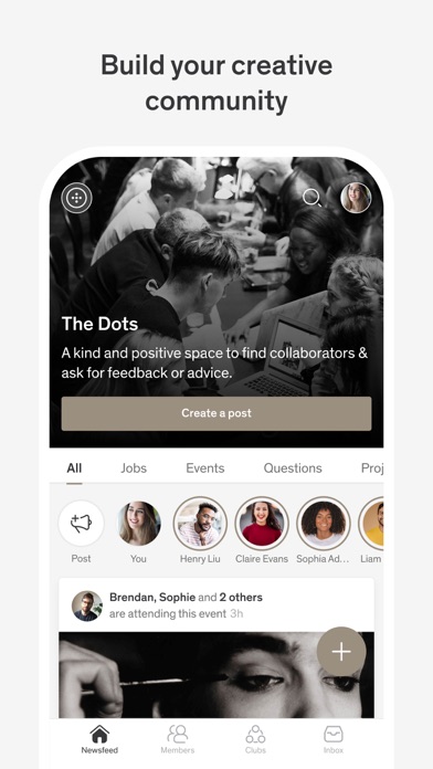 Screenshot #1 pour The Dots: professional network