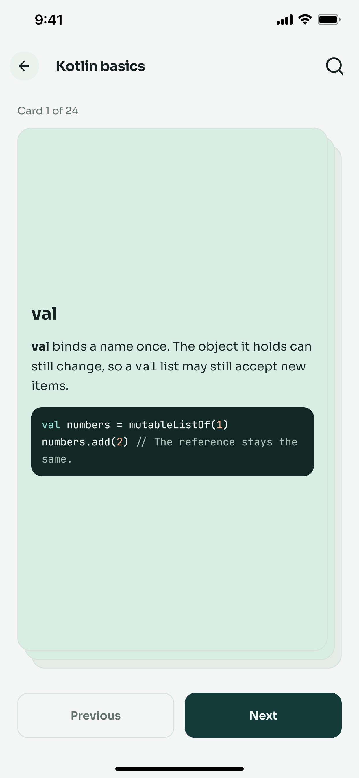 Screenshot 2 of CommitPath: Learn Kotlin