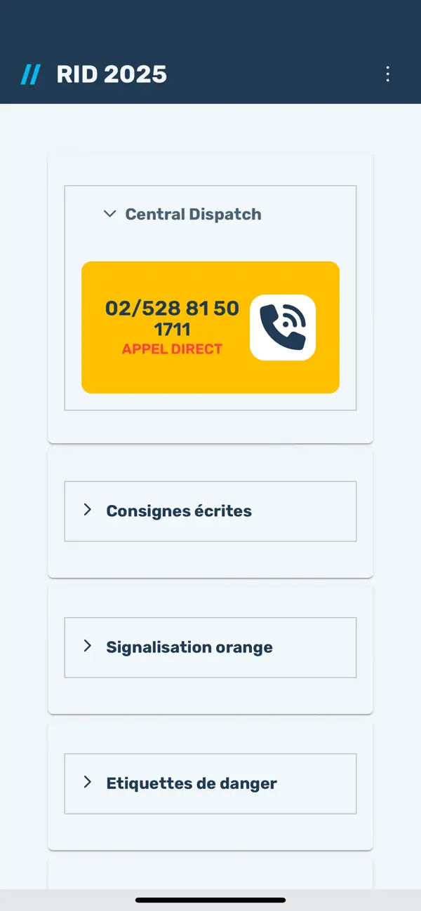 Screenshot #1 pour Infrabel RID