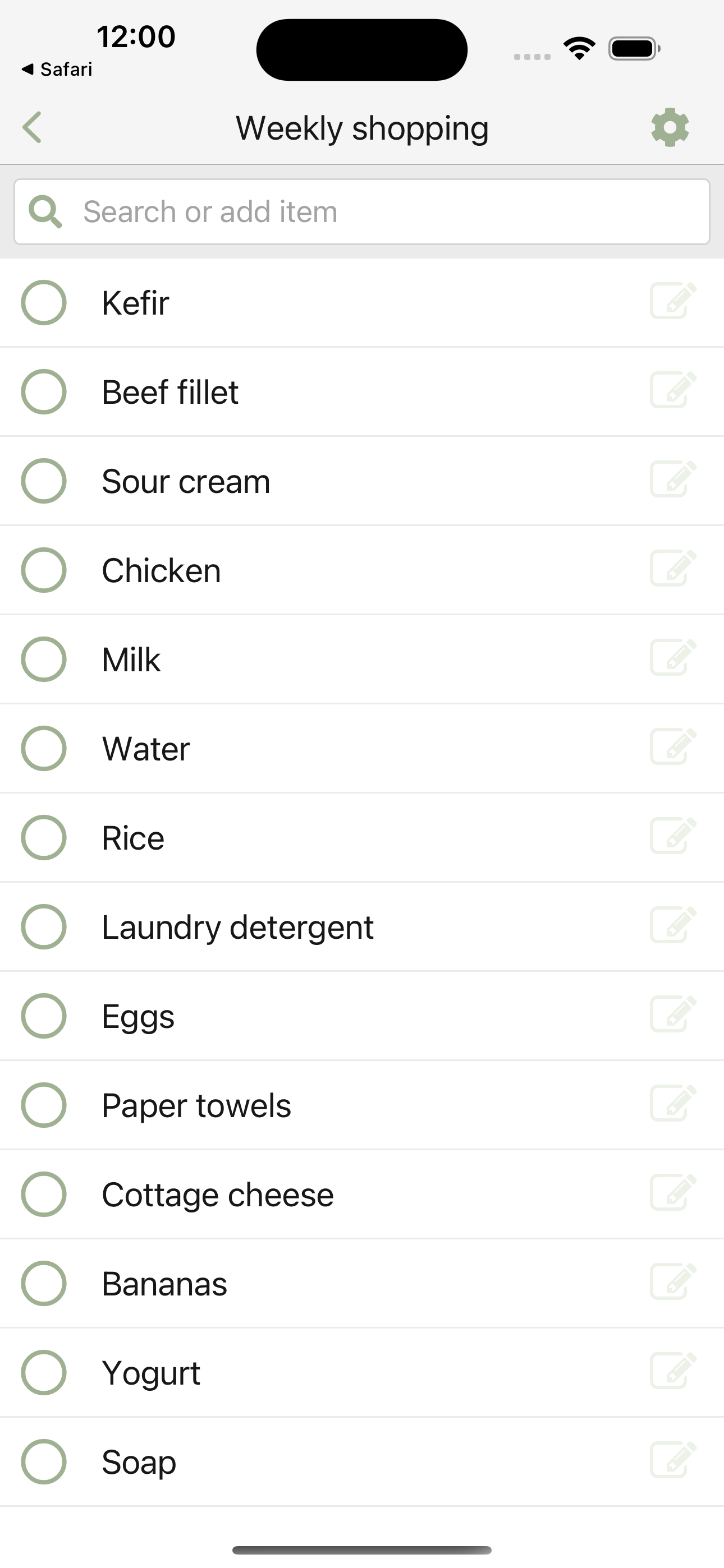 Smart Family Shopping List