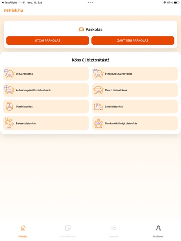 Netrisk iPad screenshot