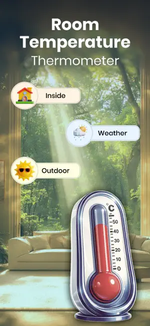 Thermometer - Outdoor & Indoor iPhone screenshot 1