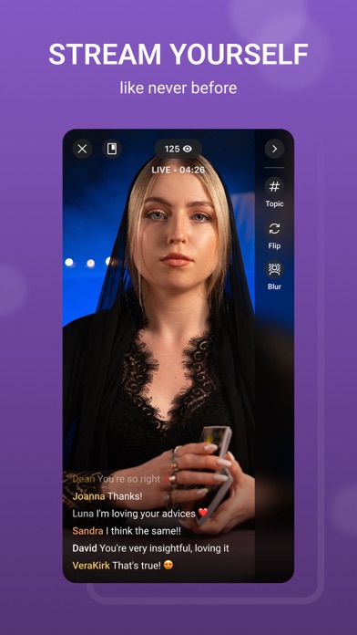 Oranum Broadcaster Screenshot
