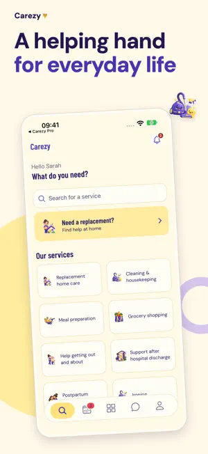 Carezy : Services à domicile screenshot 1