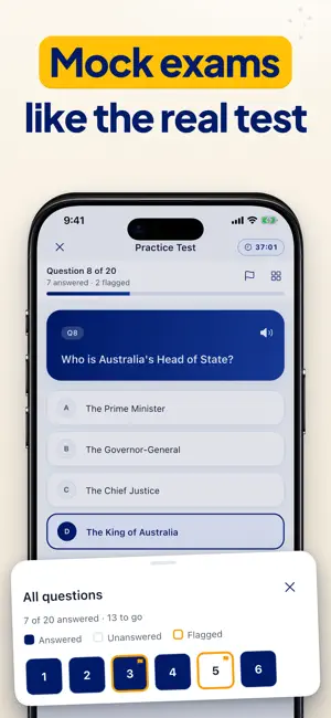 Aus Citizenship Test Prep screenshot 2
