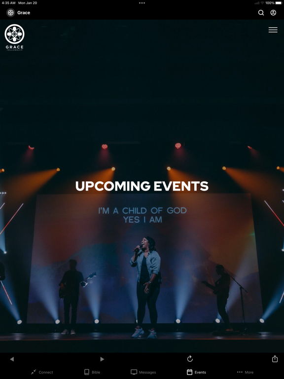 Grace Fellowship iPad screenshot 3 - Lifestyle app