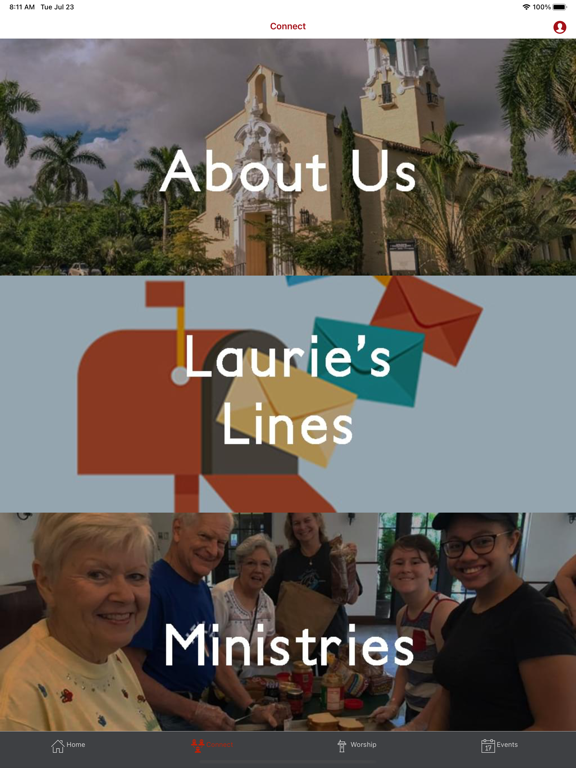 Gables UCC iPad screenshot 3 - Lifestyle app