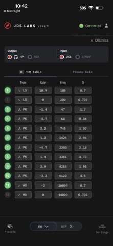 JDS Labs Core DSP Screenshot 3 of 9