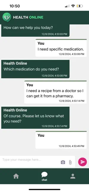 Health Online App screenshot 2