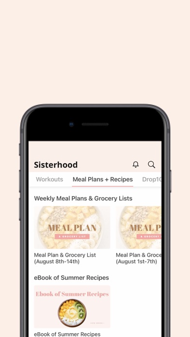Sweat Inspire Sisterhood Screenshot