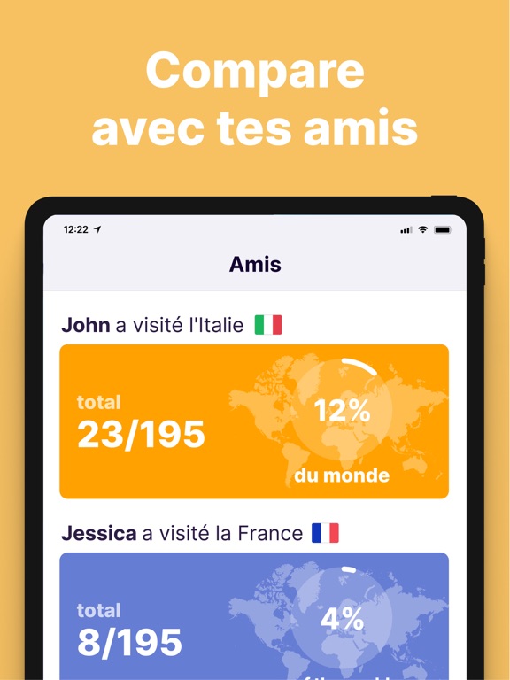 Screenshot #6 pour Been: Carte des pays visités