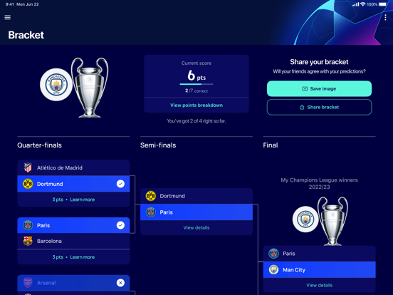 UEFA Gaming: Fantasy Football iPad app afbeelding 5
