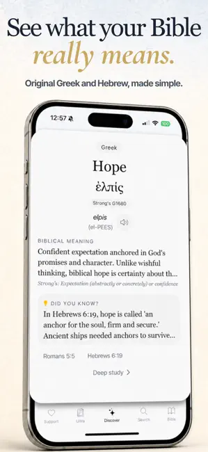 Bible Word Study iPhone screenshot 1