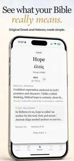 Screenshot von Bible Word Study auf dem iPhone 1