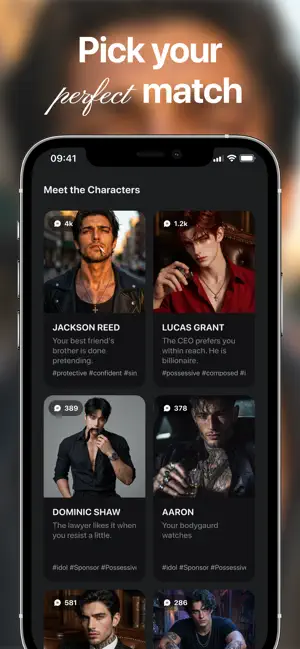 Backstage: AI Boyfriend Chat screenshot 2