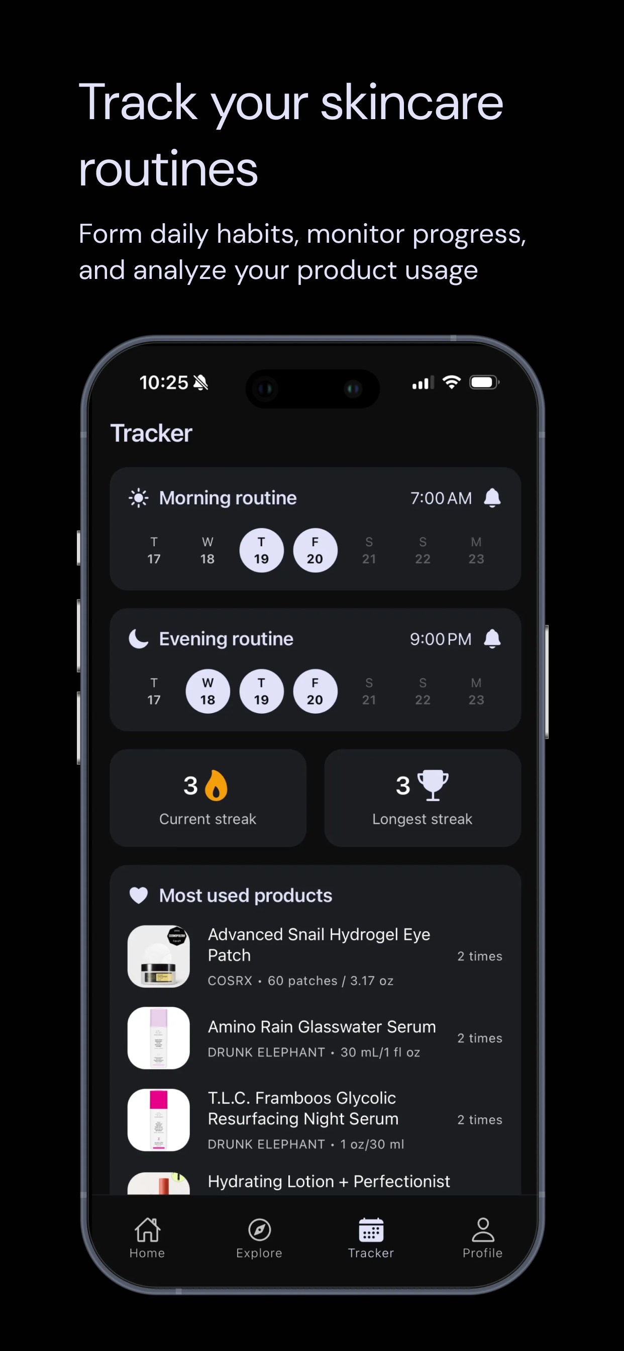 Luma: Track & Review Skincare
