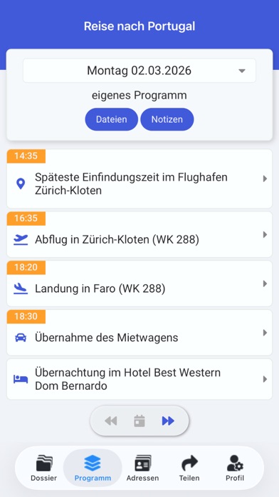 Screenshot #1 pour ABS Travel App