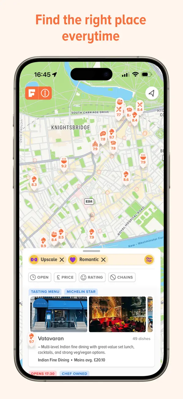 Screenshot #1 pour FoodStyles – The Meal Finder