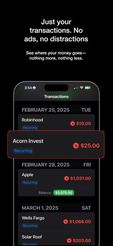 FinWatcher iPhone screenshot