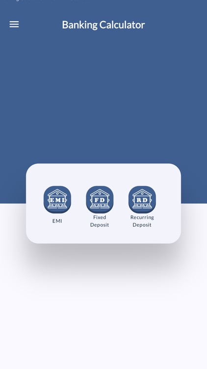 Banking Calculator - EMI FD RD