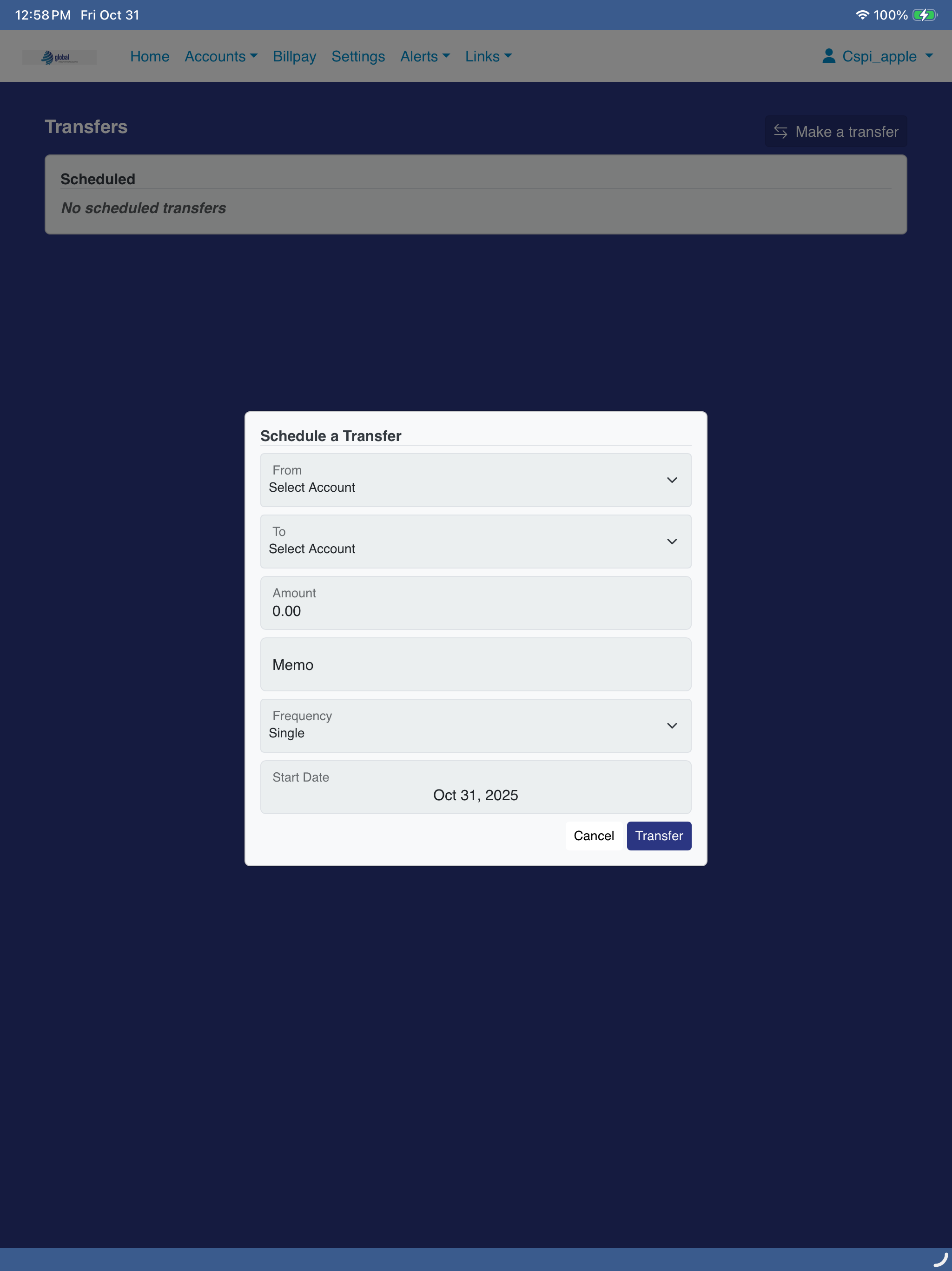 Global Innovations Bank screenshot 6