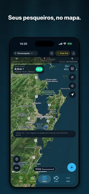 Maré Ao Vivo: Pesca e Previsão iPhone screenshot 6