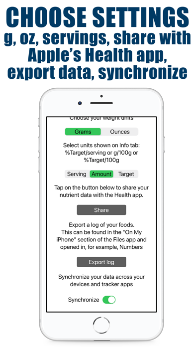 Screenshot #3 pour 5 Nutrients Counter & Tracker