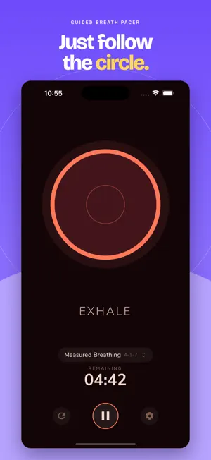 Awesome Breathing: Pacer Timer screenshot 2