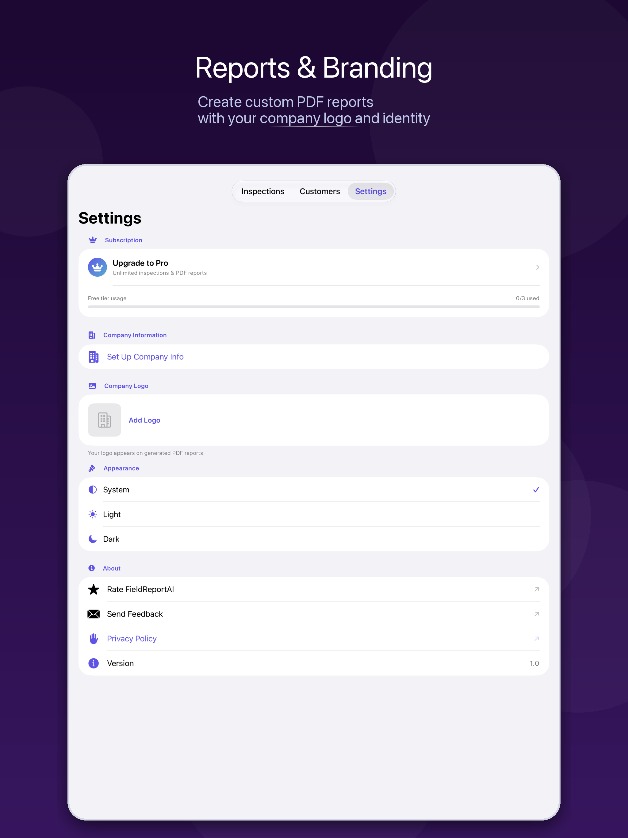 FieldReport AI: Inspection screenshot 6