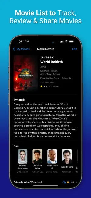 Movie List Watch & Rate Films screenshot 2