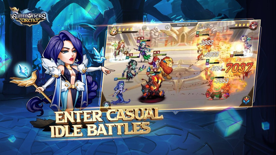 #4. Summoners Arena: Idle RPG (iOS) 由: Onechain Tech.