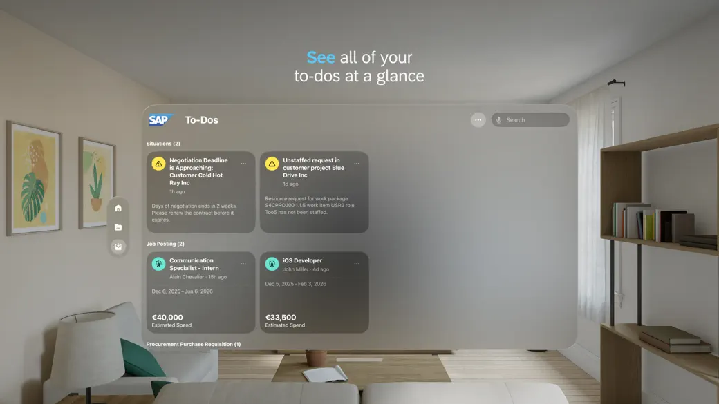 SAP Mobile Start screenshot 3