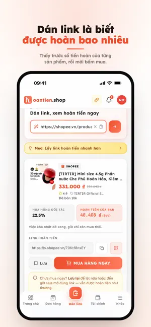 Hoantien - Mua sắm hoàn tiền screenshot 2
