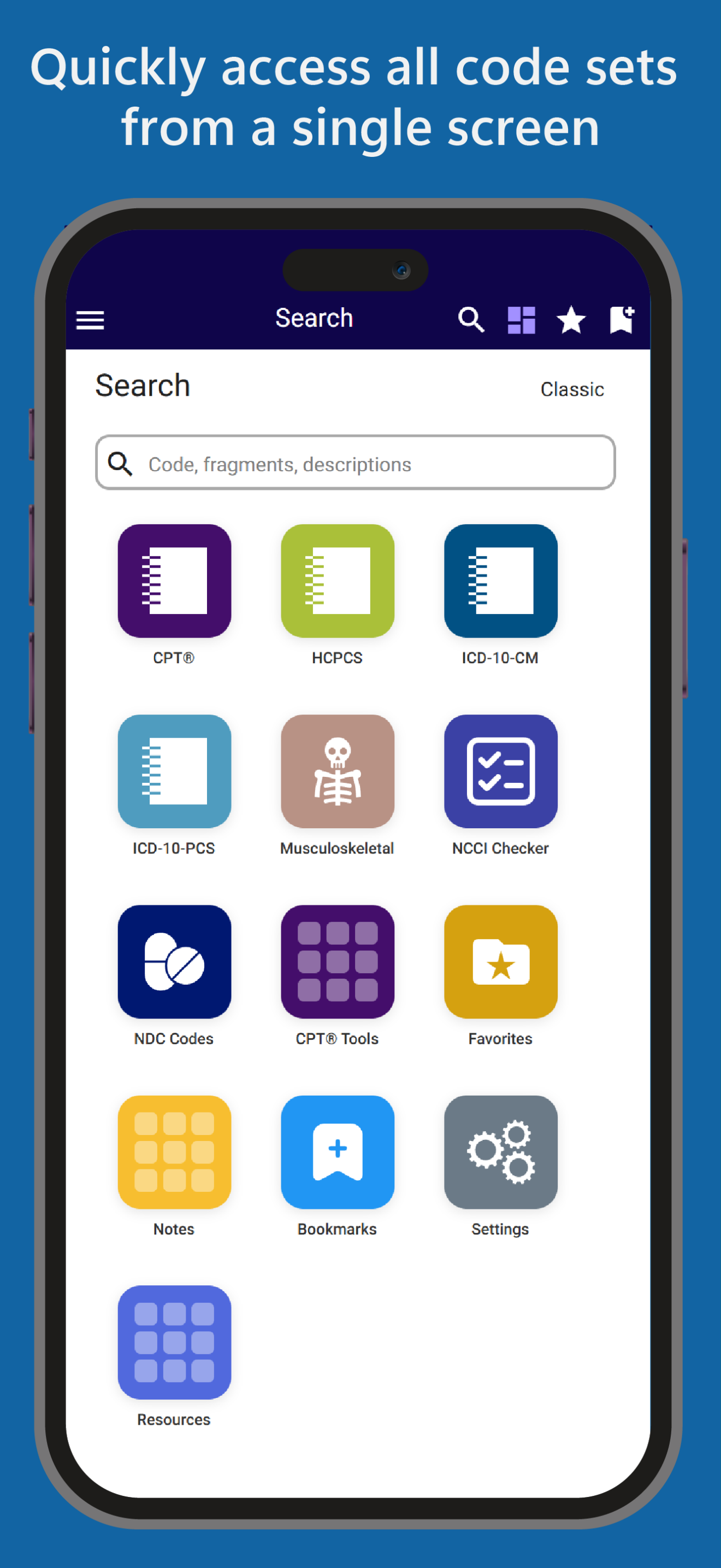 iCoder CPT RVU ICD10 HCPCS