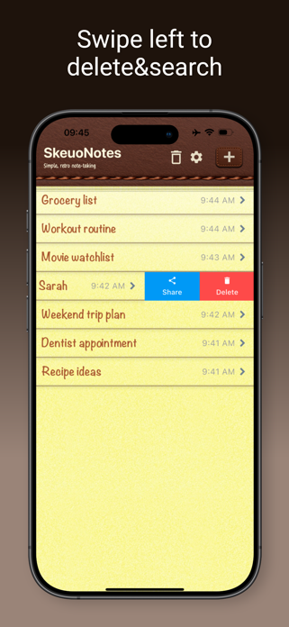 SkeuoNotes Screenshot 5 of 7